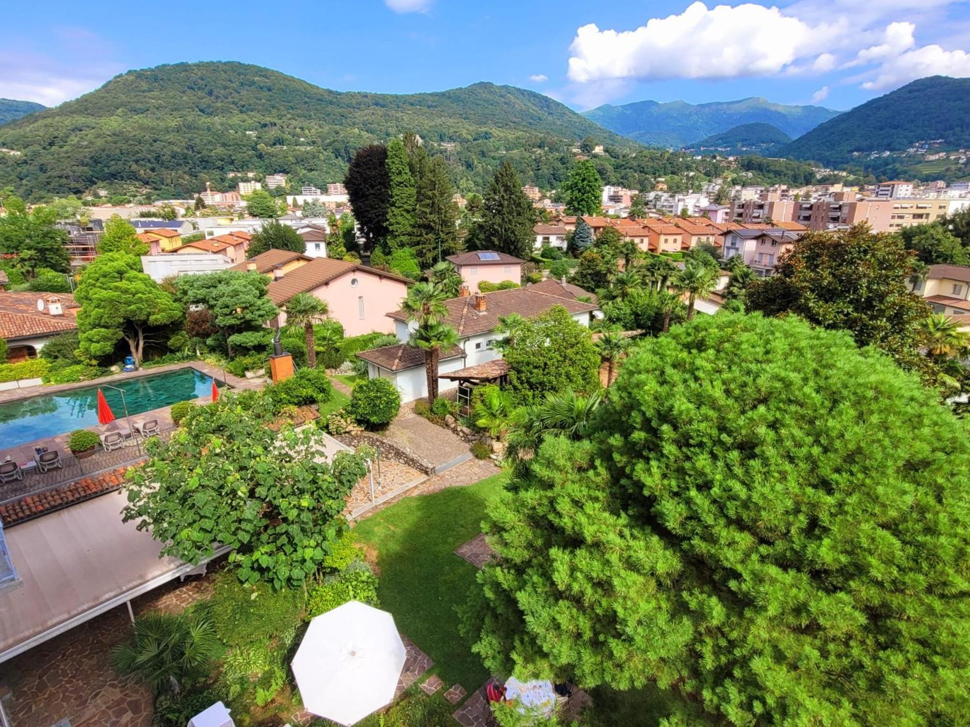 Villa Garni Gardenia Caslano Exterior foto