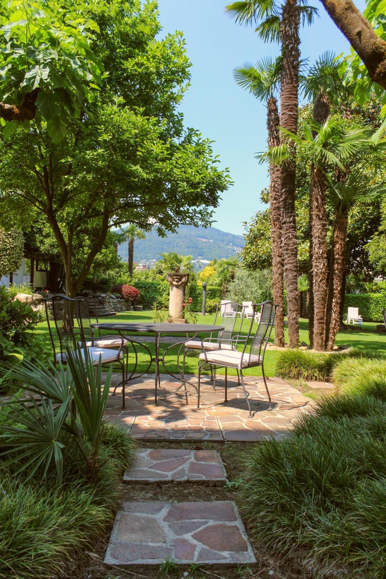 Villa Garni Gardenia Caslano Exterior foto